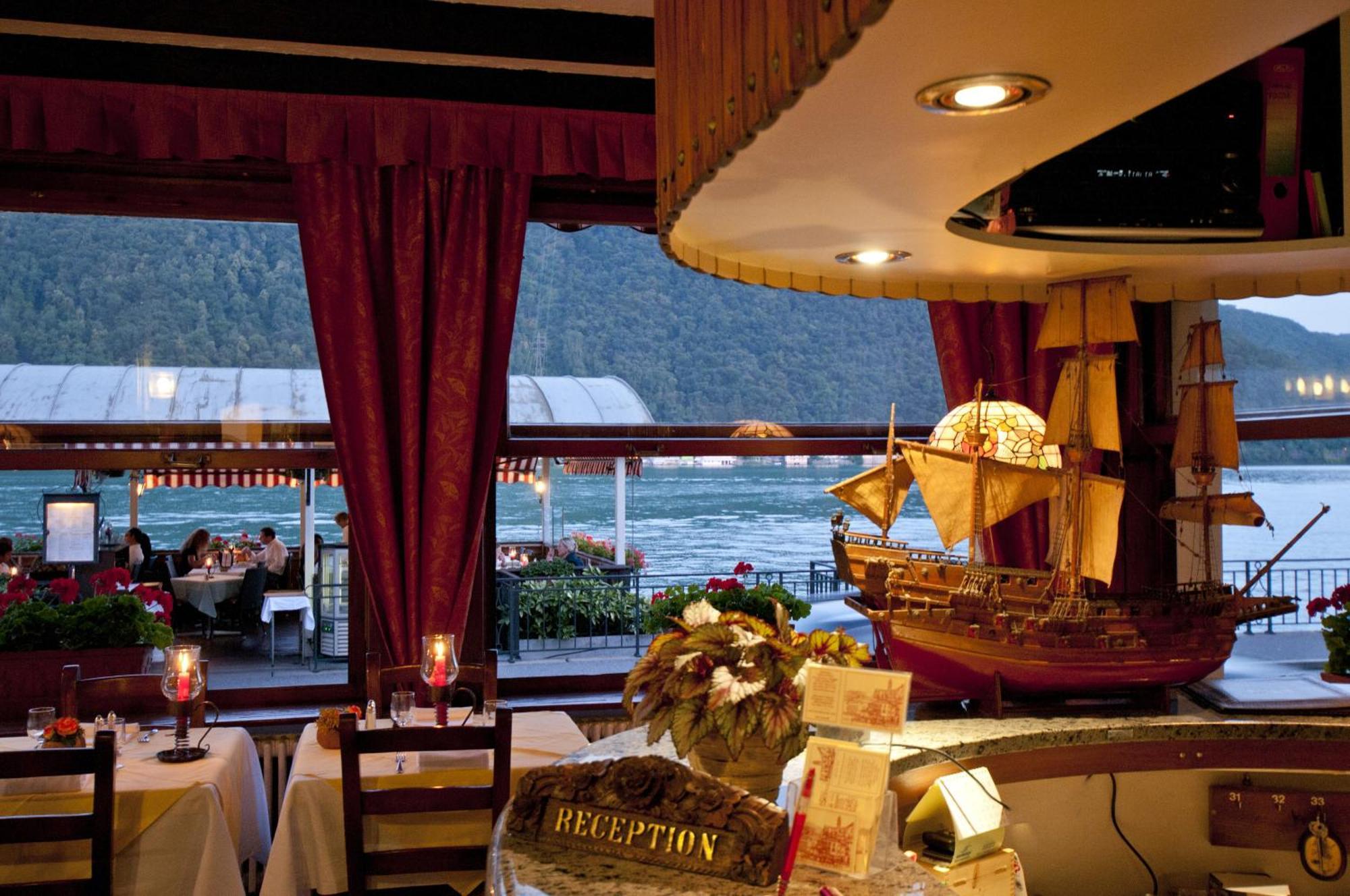 Albergo Ristorante Della Posta Morcote Eksteriør billede