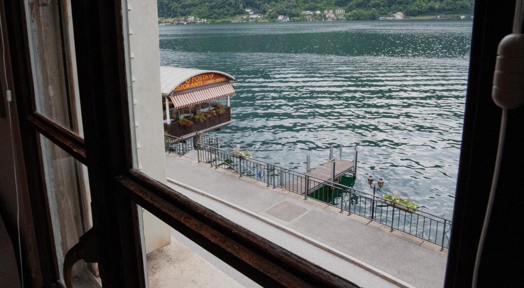 Albergo Ristorante Della Posta Morcote Eksteriør billede
