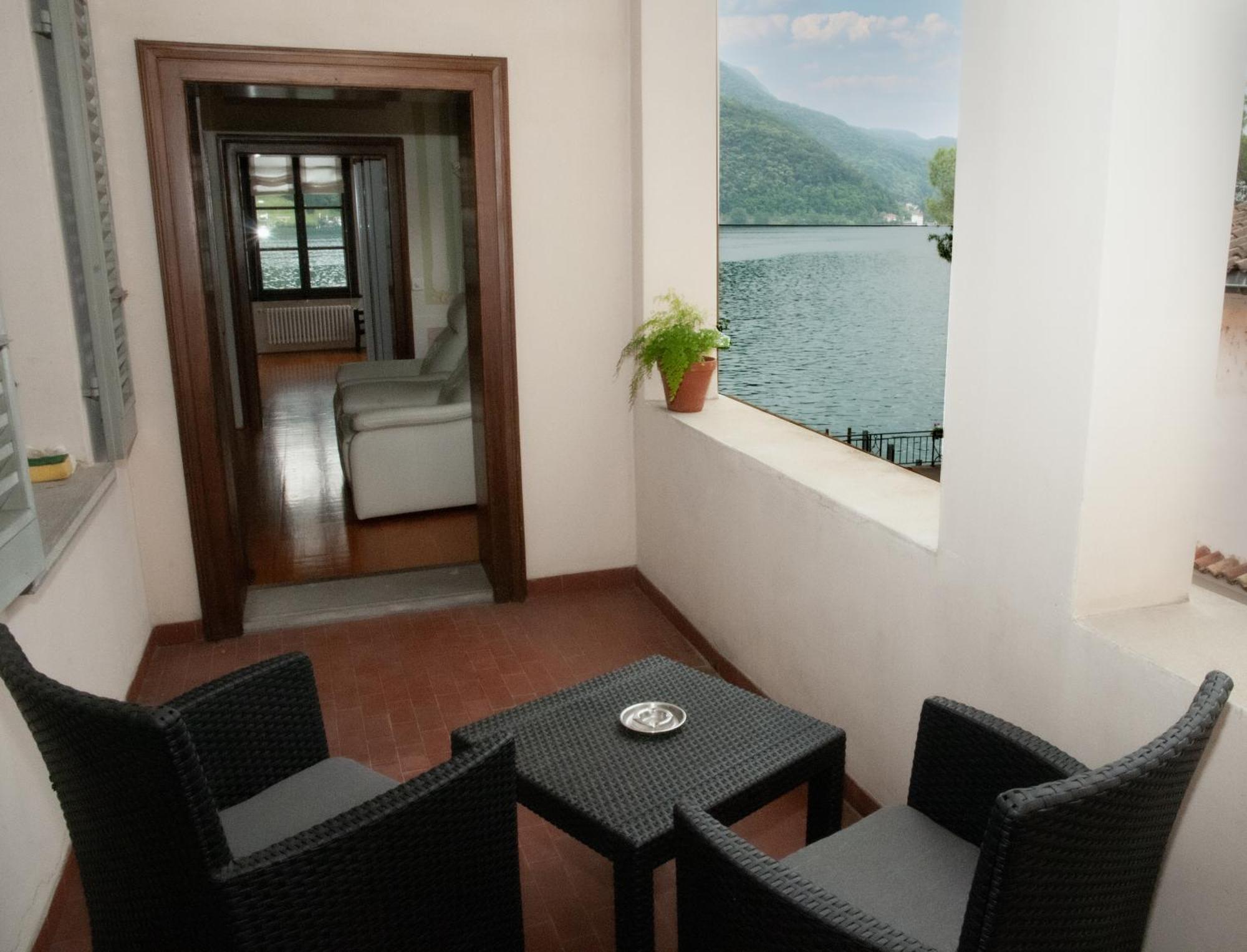 Albergo Ristorante Della Posta Morcote Eksteriør billede