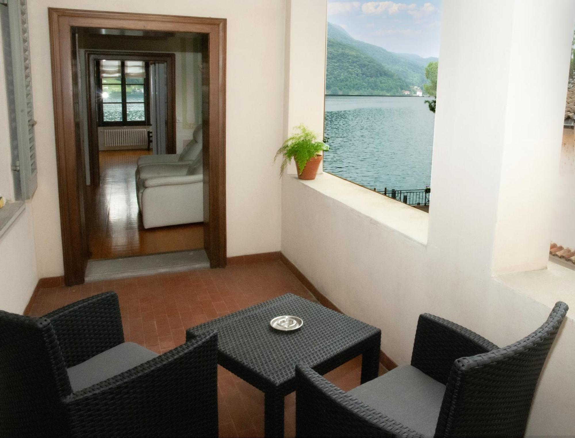 Albergo Ristorante Della Posta Morcote Eksteriør billede